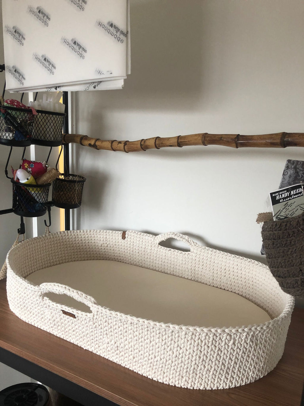 Basket Bottom Wood for Crocheting; Large Size Wooden Floor; Base Board for Baby Change Basket 70 cm & 84 cm (27,5 or 33 inches)