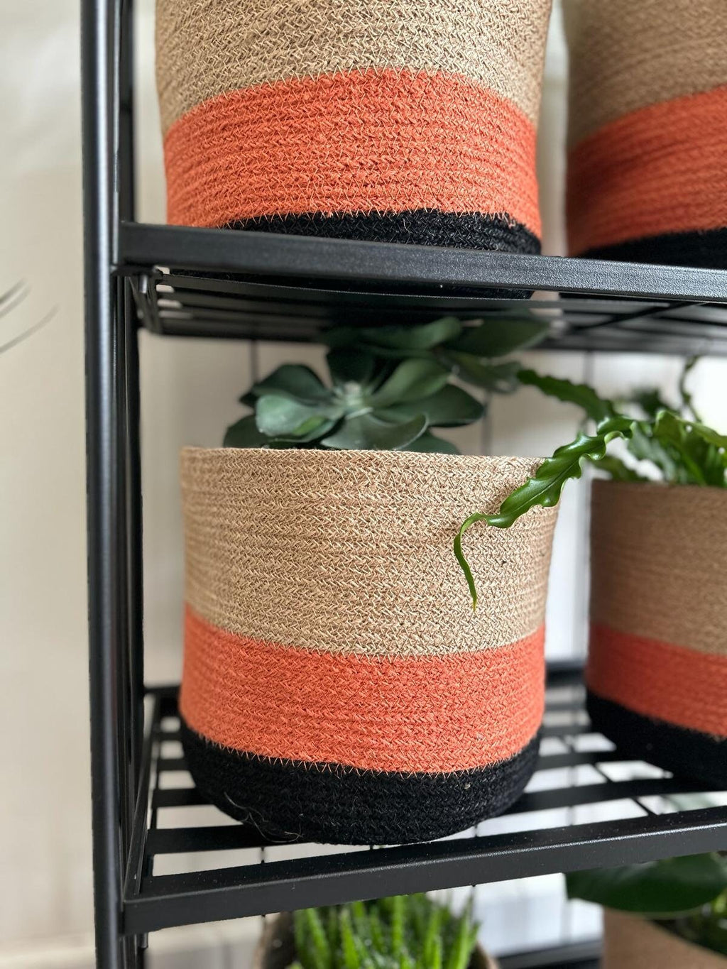 Big Jute Basket; Housewarming Gift basket; Organic Boho Decor; Decoration Object for Bedroom Kitchen or Baby Room