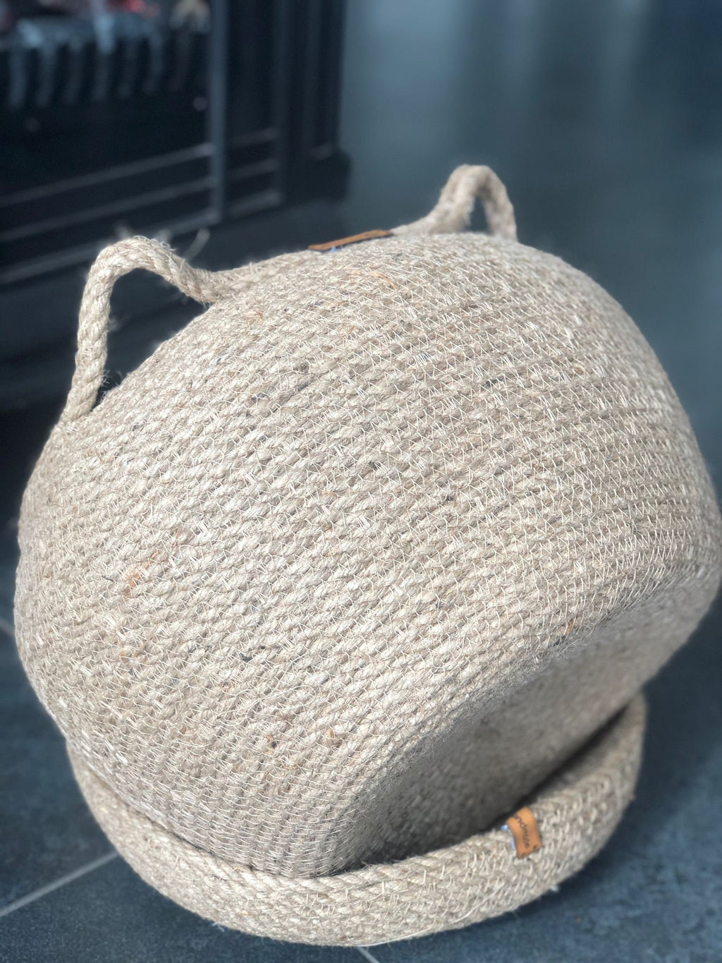 Cat House; Cat Bed; Cat Dog Basket; Round Pet Basket; Environmental Friendly Handmade Jute Cat & Dog Bed; Cat Snuggle