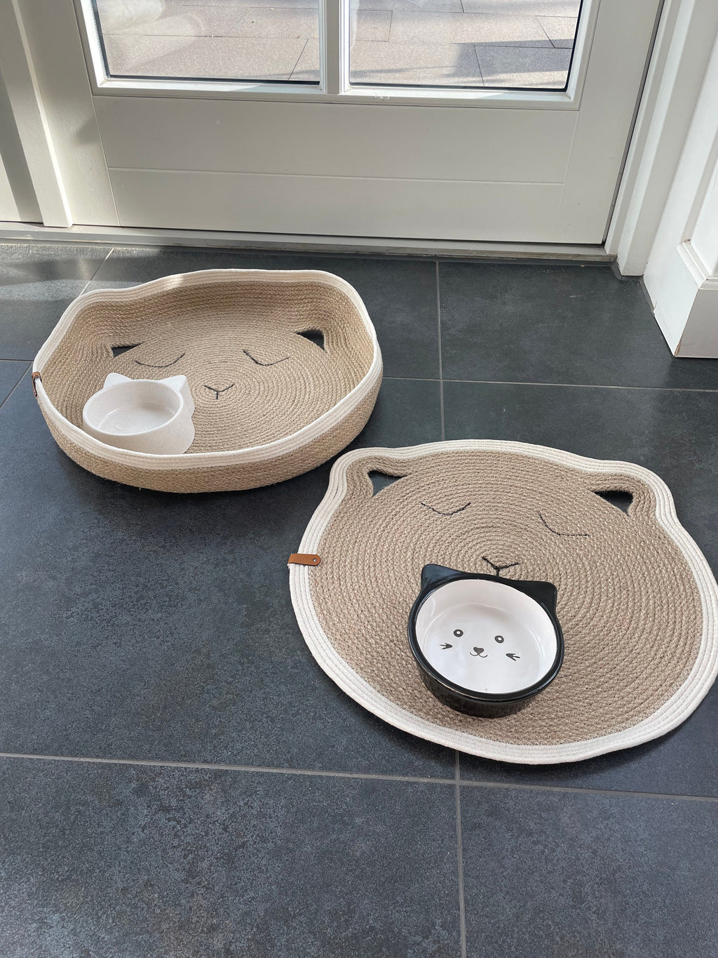 Cat Scratcher; Handmade Jute Cat Place Mat; Cat Scratch Mat; Environmental Friendly Cat Food Bowl Mat; Cat Furniture