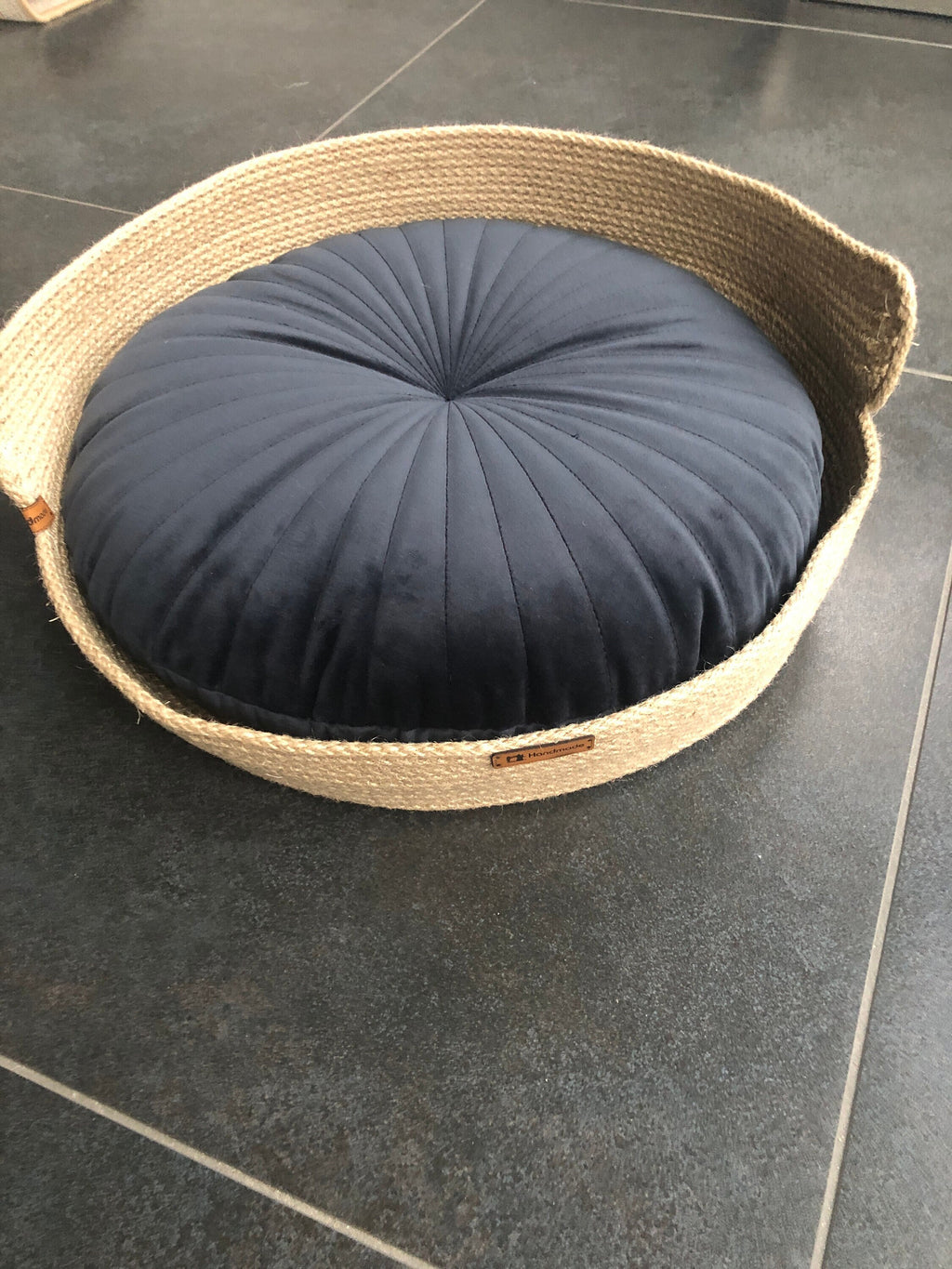 Cat and Dog Bed; Cat Dog Basket; Pet basket; Environmental Friendly Handmade Jute Cat & Dog Bed