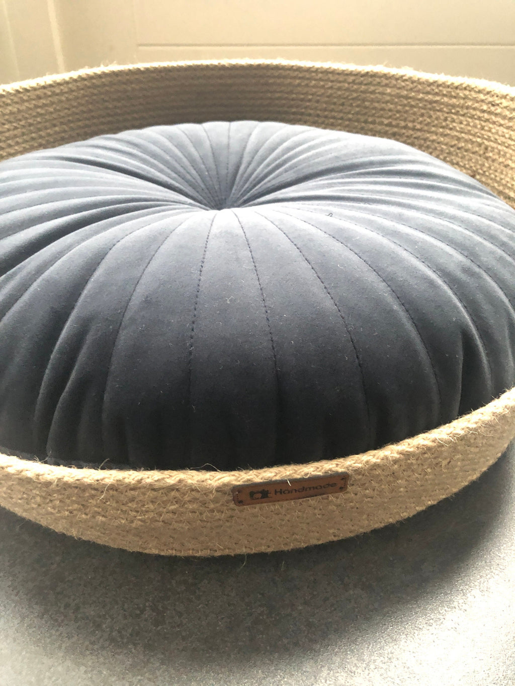 Cat and Dog Bed; Cat Dog Basket; Pet basket; Environmental Friendly Handmade Jute Cat & Dog Bed