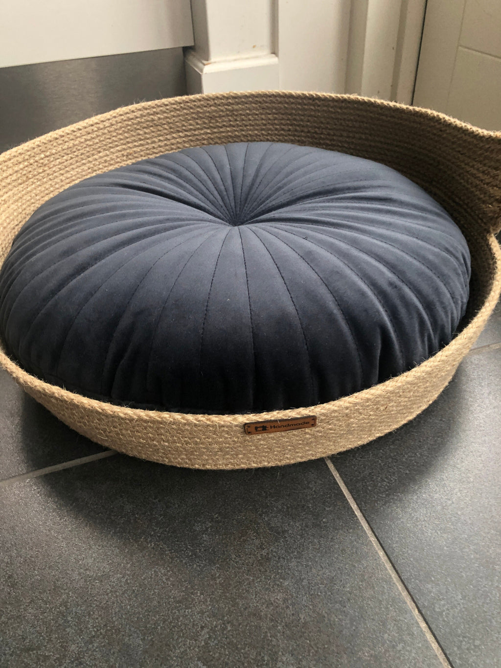 Cat and Dog Bed; Cat Dog Basket; Pet basket; Environmental Friendly Handmade Jute Cat & Dog Bed