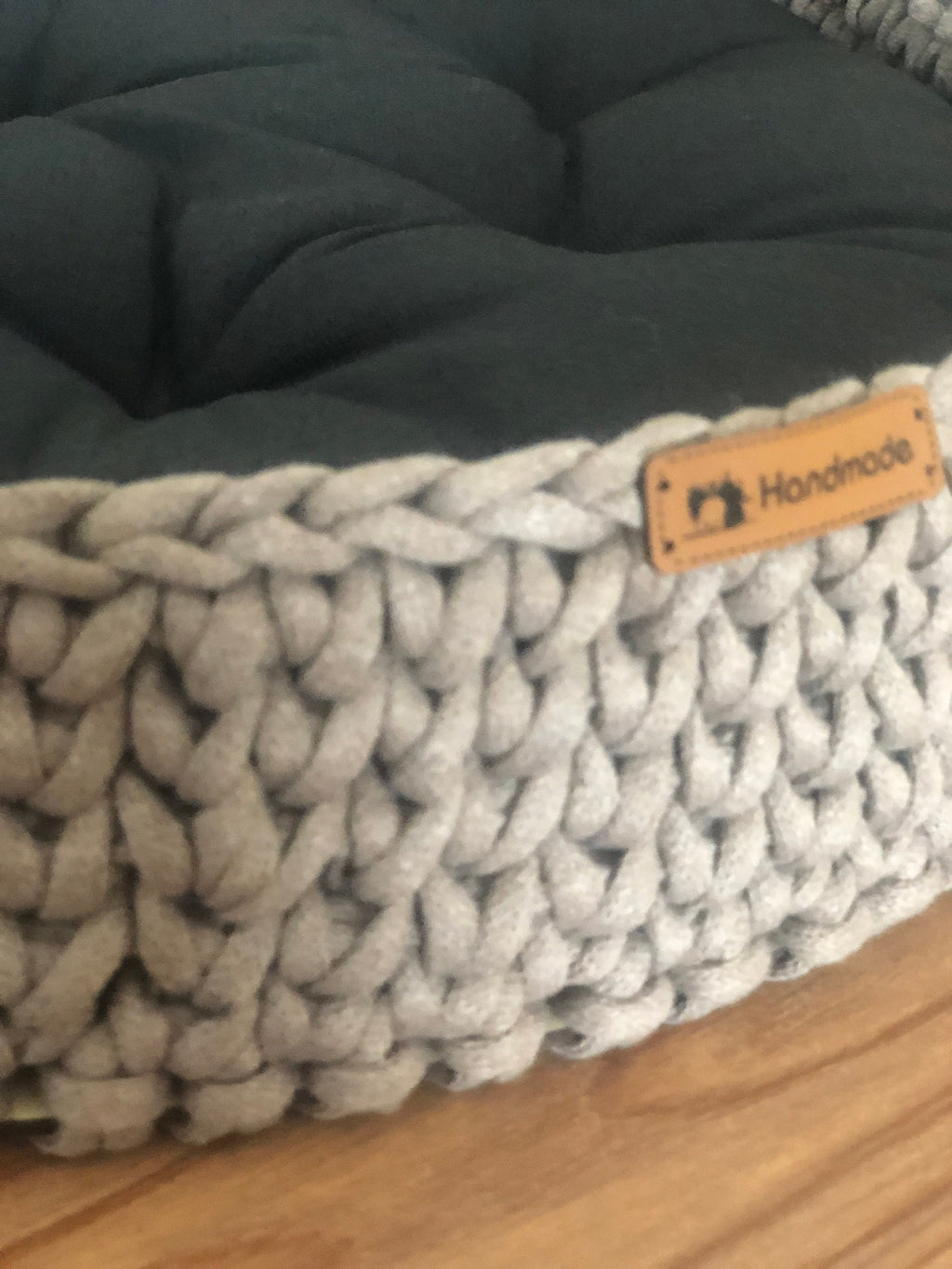 Cat and Dog Bed available in 45 Colours; Wood Base Cotton Side Cat Dog Basket; Pet basket; Handmade Environmental Friendly Cat & Dog Bed