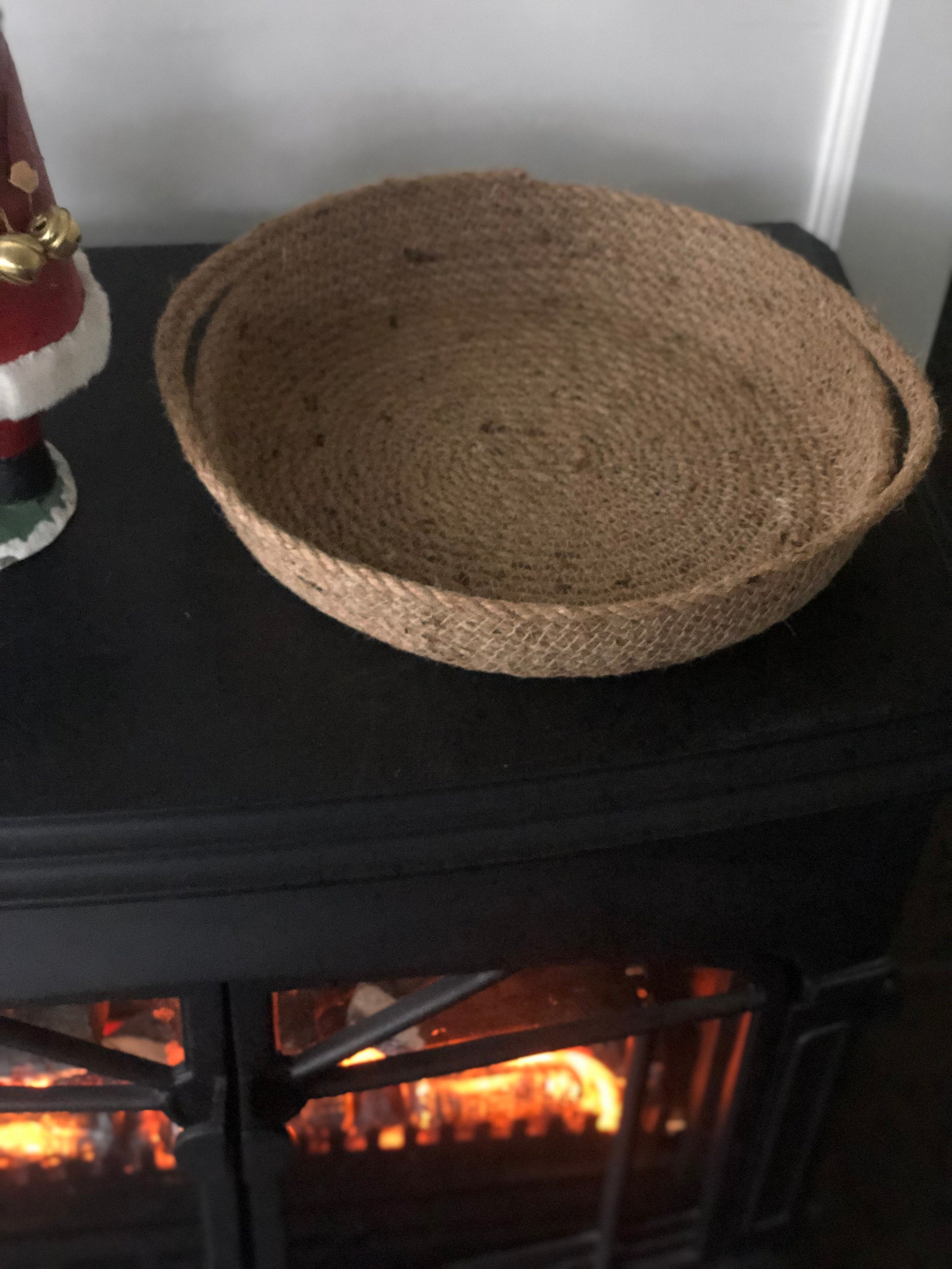 Decor Jute Tray Handmade for Living room, Office or Kitchen; Boho Tray; Coffee Table Tray; Decorative Tray; Trays for decor
