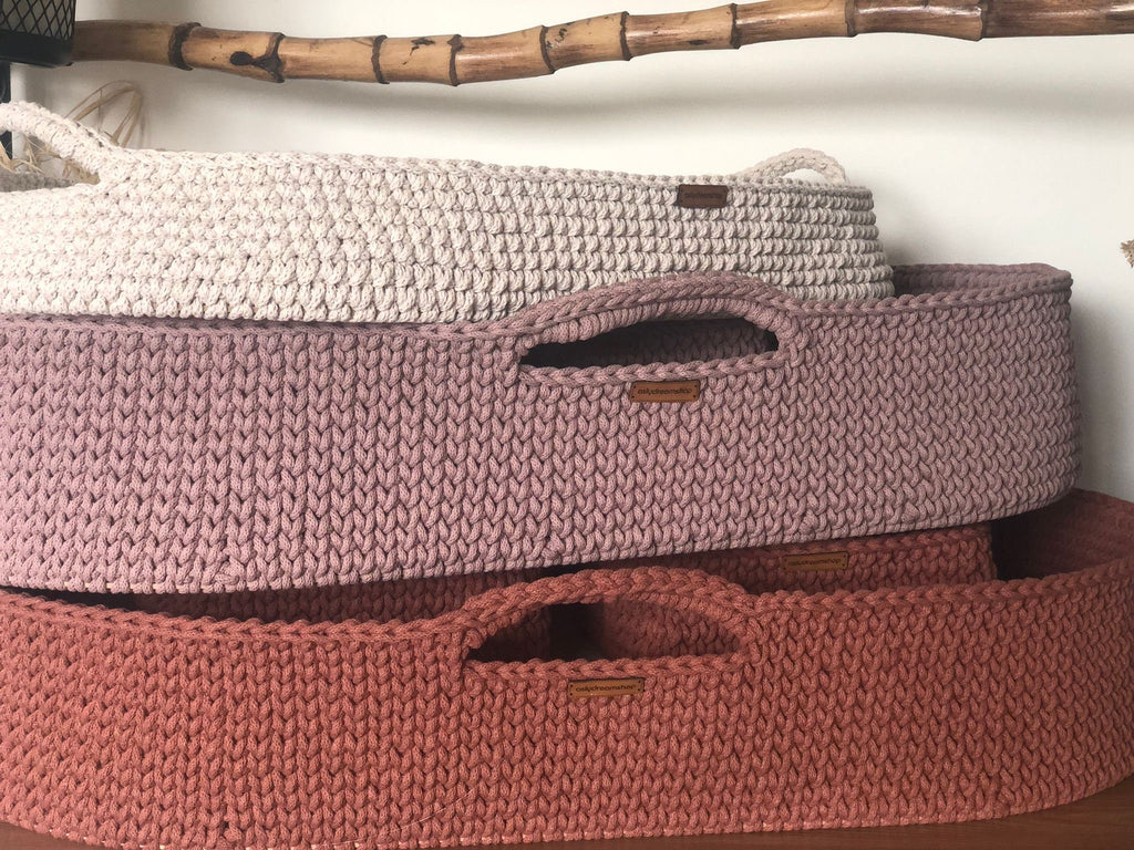 Exclusive Baby Changing Basket; Available in 45 Different Colour; Wood Bottom and Cotton Frame; Change Pad; Baby Basket; Baby Shower Gift