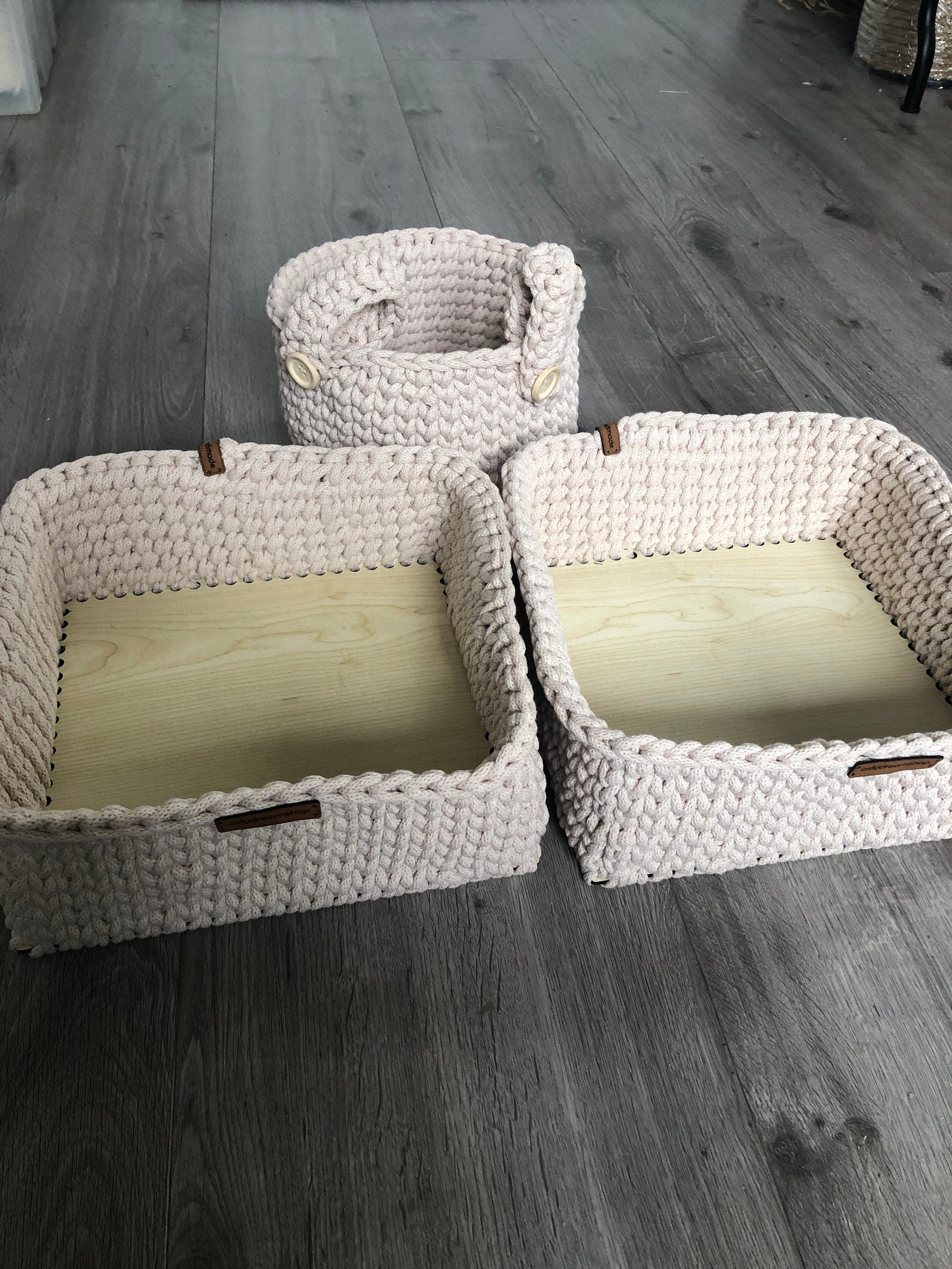 Exclusive Baby Changing Basket; Available in 45 Different Colour; Wood Bottom and Cotton Frame; Change Pad; Baby Basket; Baby Shower Gift