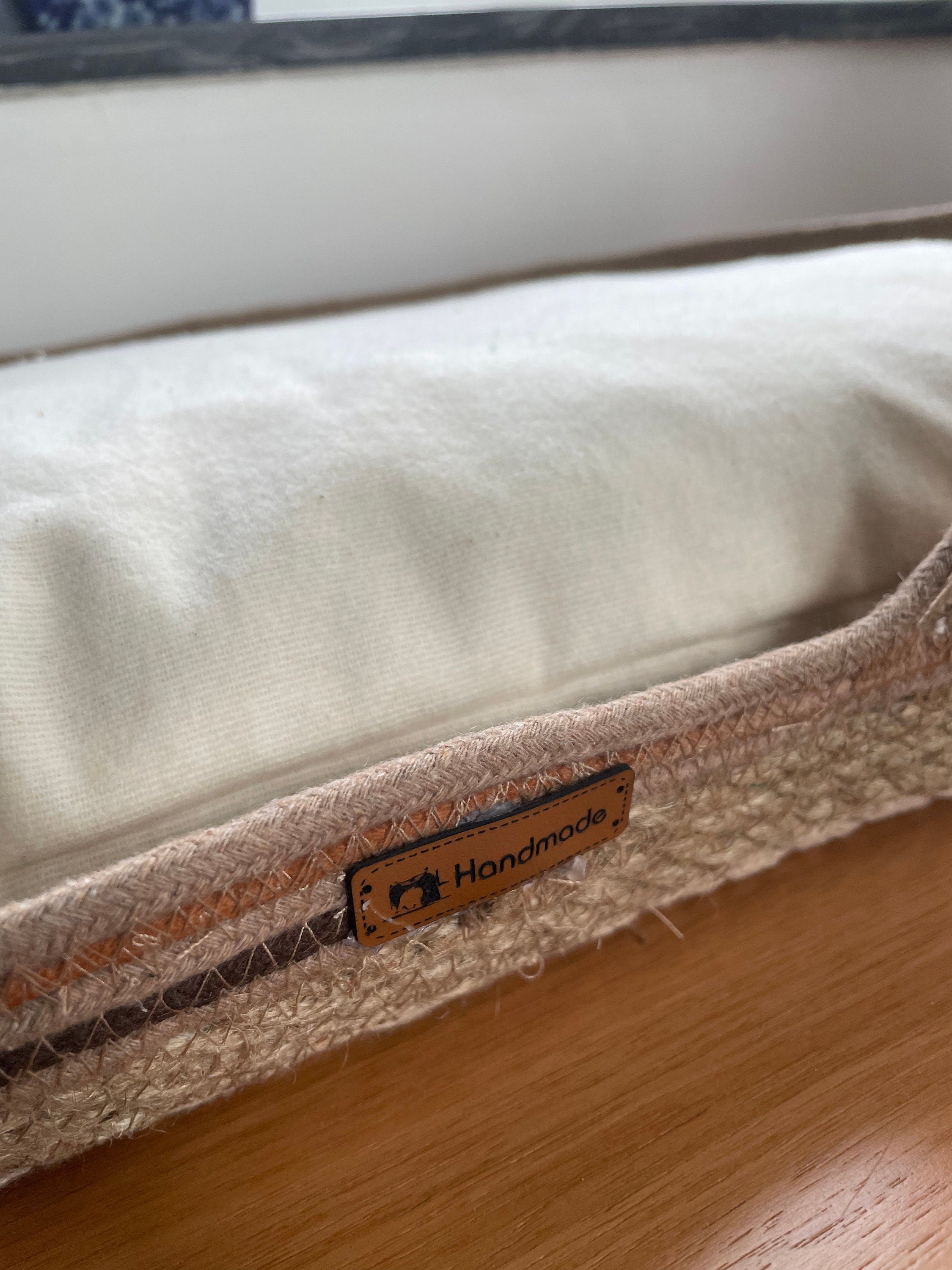 Exclusive Wide Model Cat and Dog Bed; Cat Dog Basket; Pet basket; Environmental Friendly Handmade Jute Cat & Dog Bed