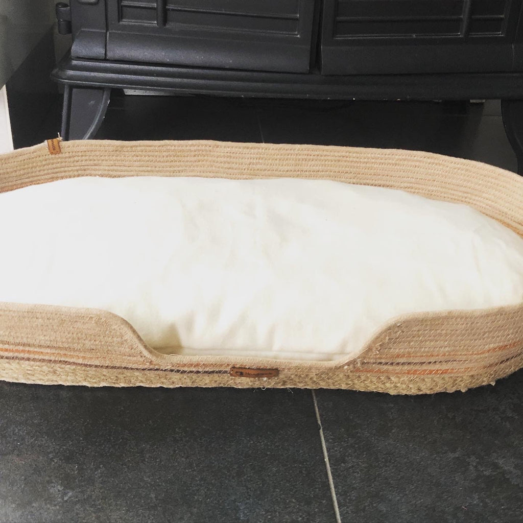 Exclusive Wide Model Cat and Dog Bed; Cat Dog Basket; Pet basket; Environmental Friendly Handmade Jute Cat & Dog Bed