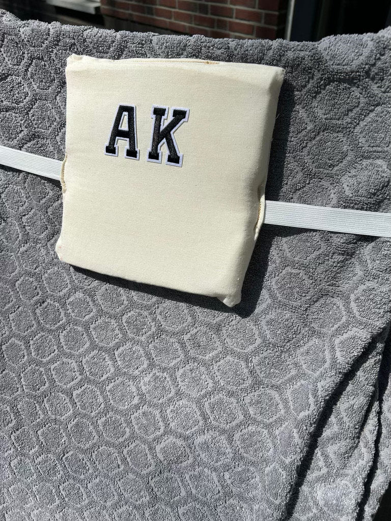 Handmade Beach Towel Holder, Custom Beach Bed Elastic Band, Towel Scrunchy, Name Towel Band, Beach Accessory, Towel Band,Cruise Towel Anchor
