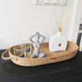 Handmade Jute Decoration Tray for Living room, Bathroom, Office or Kitchen; Boho Tray; Coffee Table Tray; Decorative Tray;Trays for decor