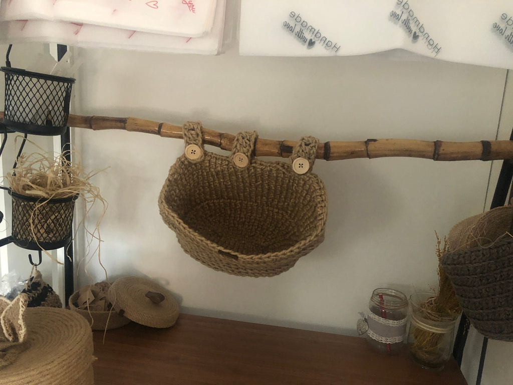 Hang Basket for Pets; Cat Dog Hang Basket; Pet Basket; Decoration Object for Bathroom, Balcony, Kitchen or Children's Room