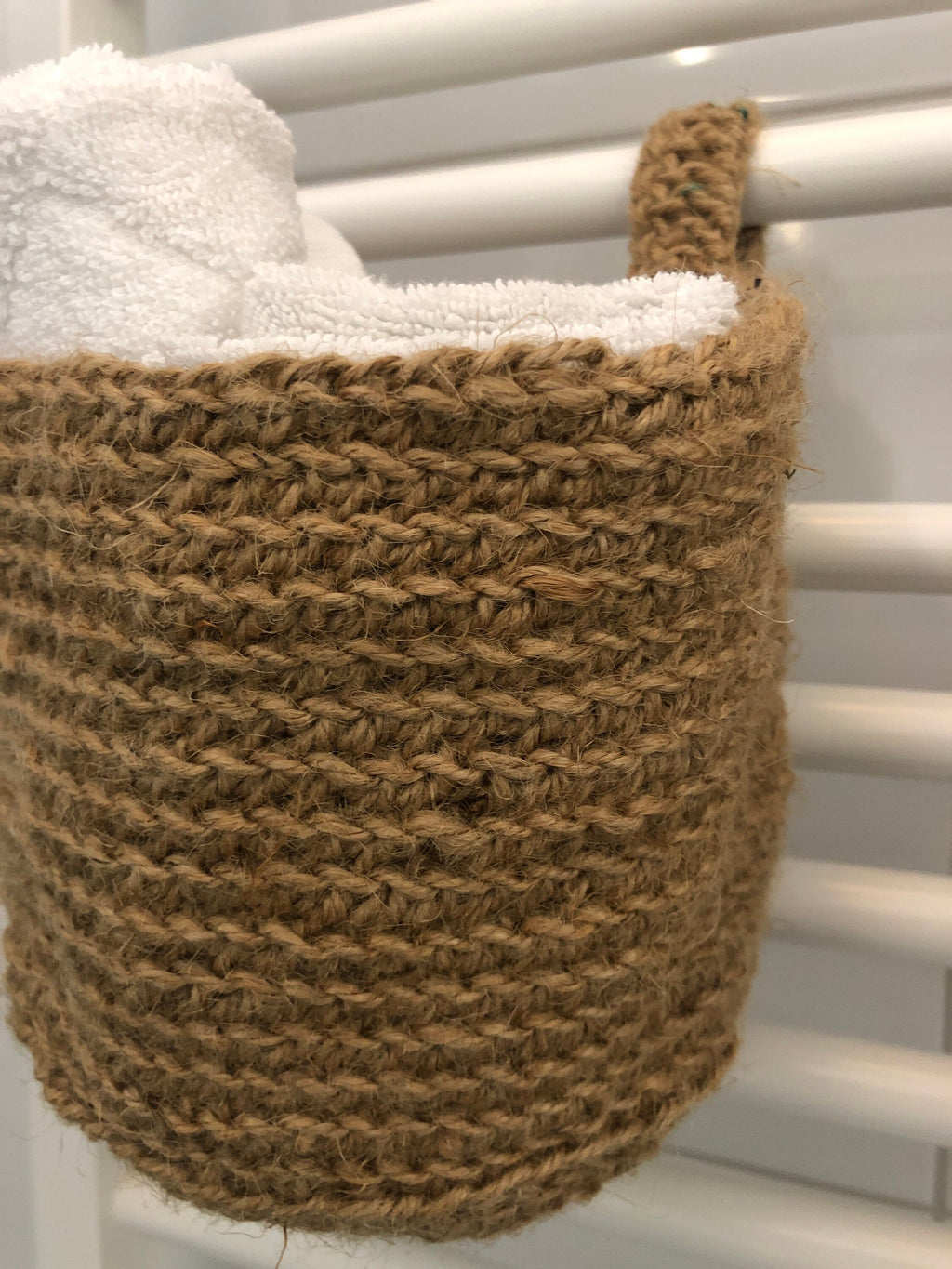 Hanging Storage Baskets; Two Identical Jute Kitchen Baskets; Vegetable Basket; Multi Purpose BOHO Basket