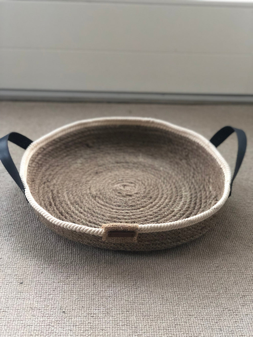 Jute Decoration Tray handmade for Living room, Bathroom, Office or Kitchen; Boho Tray; Coffee Table Tray; Decorative Tray; Housewarming gift