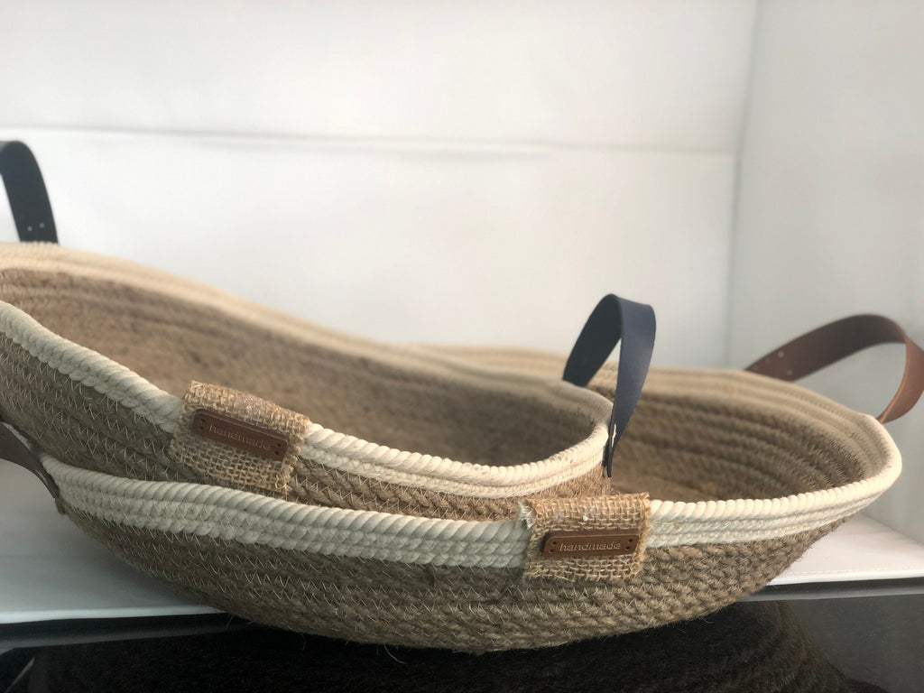 Jute Decoration Tray handmade for Living room, Bathroom, Office or Kitchen; Boho Tray; Coffee Table Tray; Decorative Tray; Housewarming gift