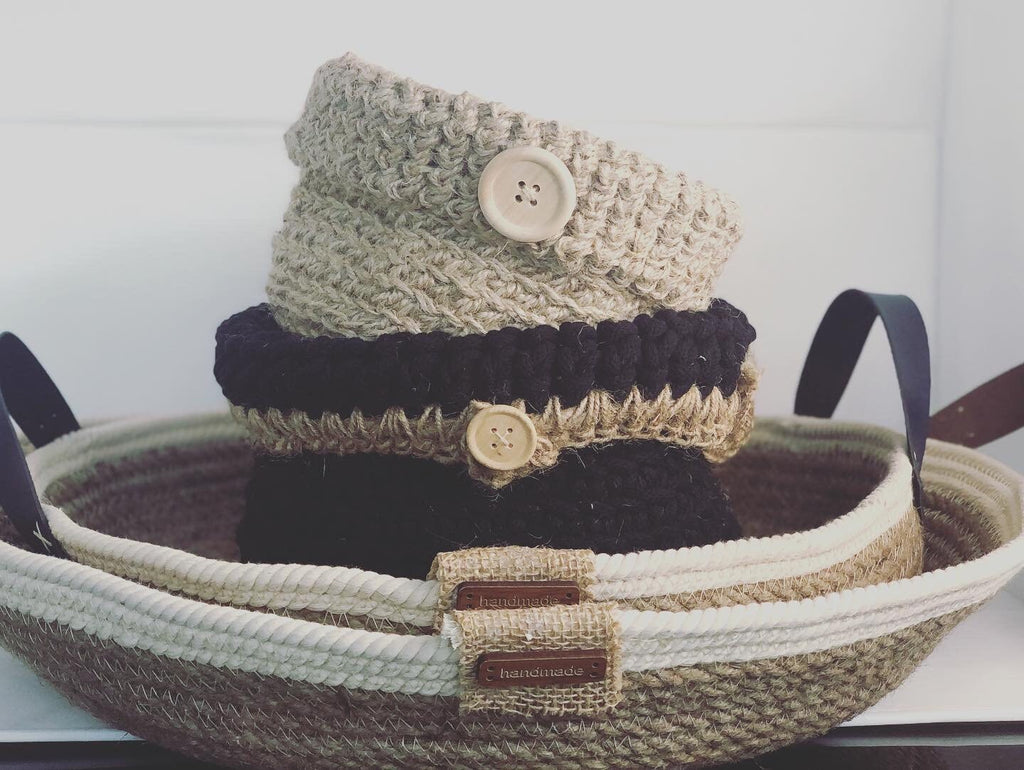 Jute Decoration Tray handmade for Living room, Bathroom, Office or Kitchen; Boho Tray; Coffee Table Tray; Decorative Tray; Housewarming gift