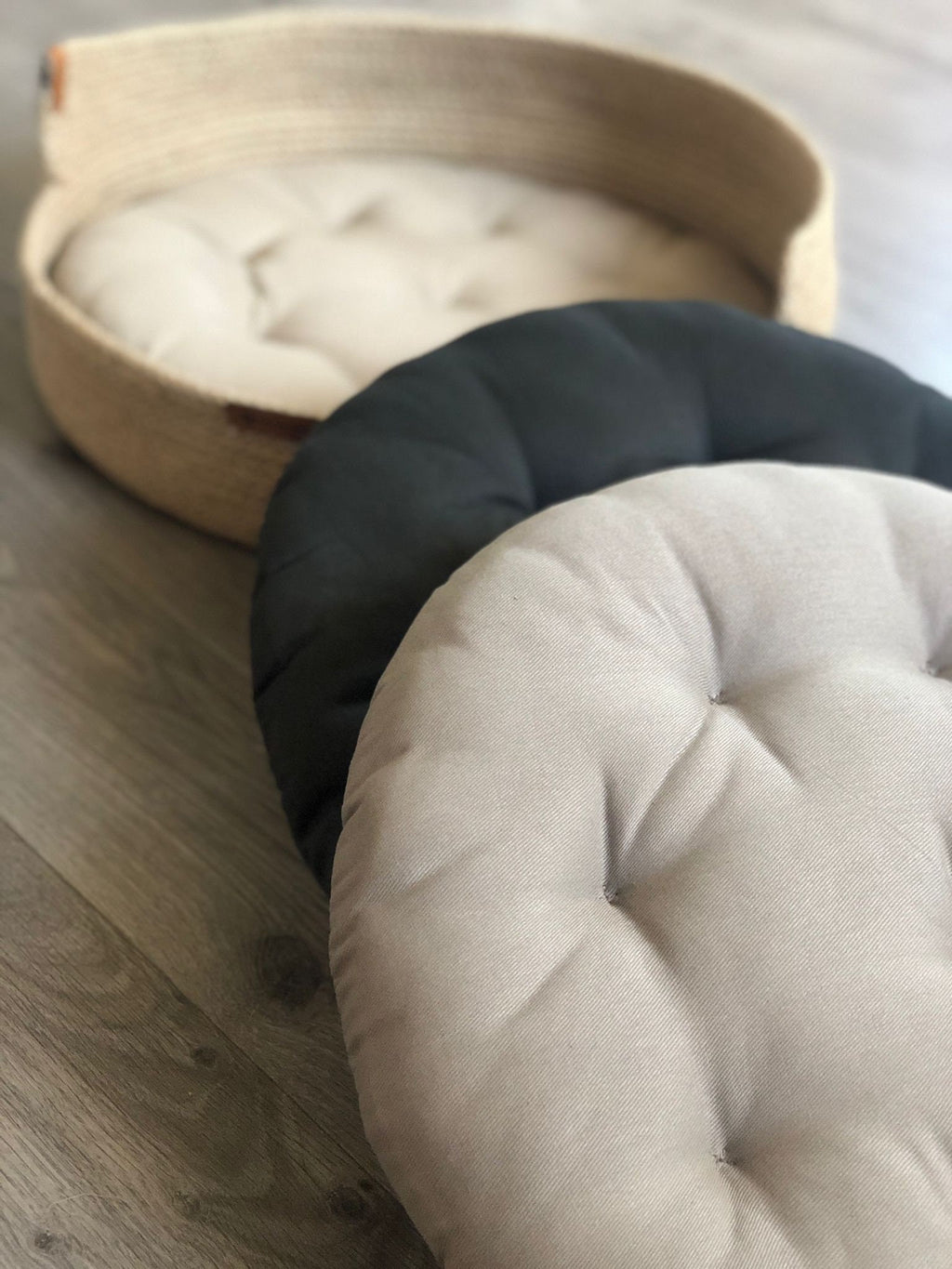 Long Model Cat and Dog Bed; Cat Dog Basket; Pet basket; Environmental Friendly Handmade Jute Cat & Dog Bed