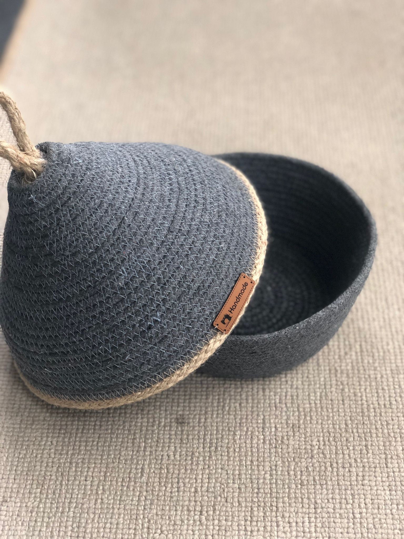 Multipurpose Basket; Gift Basket; Diaper Caddy Box; Caddy; Nursery Room Baby Basket; Decoration Object for Bedroom, Kitchen or Baby Room