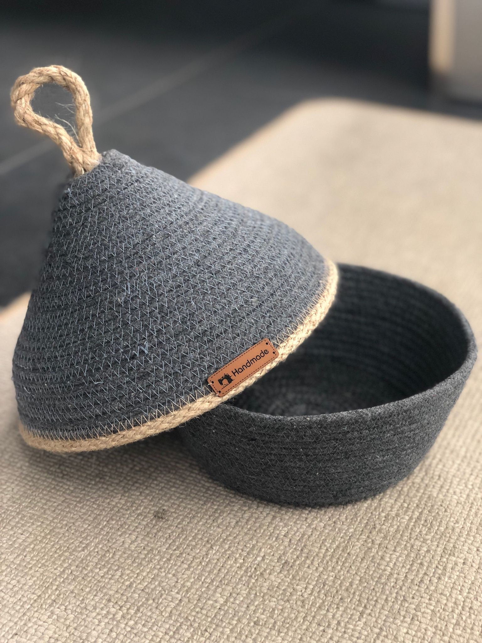 Multipurpose Basket; Gift Basket; Diaper Caddy Box; Caddy; Nursery Room Baby Basket; Decoration Object for Bedroom, Kitchen or Baby Room