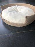 Wide Model Cat and Dog Bed; Cat Dog Basket; Pet basket; Environmental Friendly Handmade Jute Cat & Dog Bed