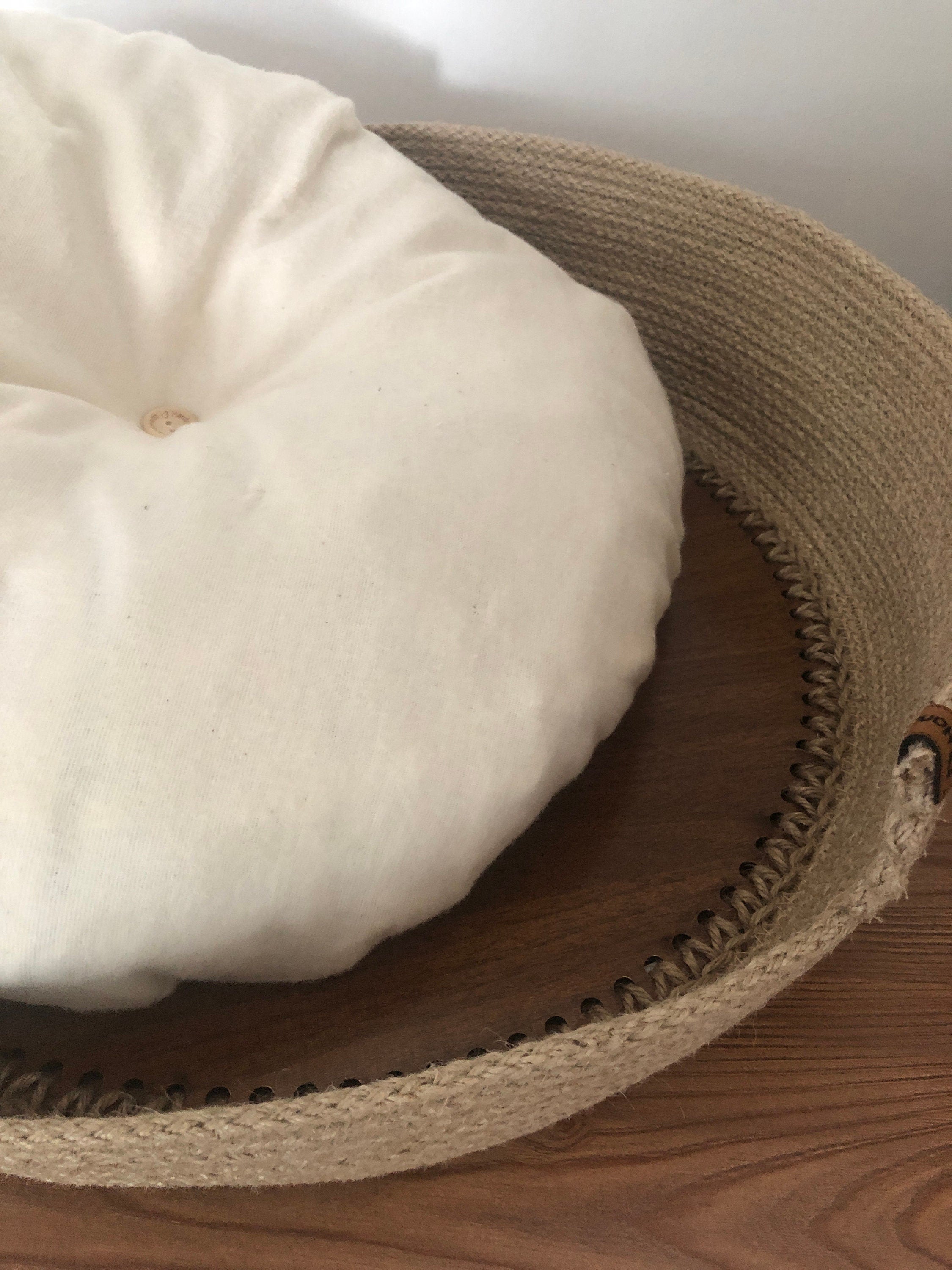 Wide Model Cat and Dog Bed; Cat Dog Basket; Pet basket; Environmental Friendly Handmade Jute Cat & Dog Bed