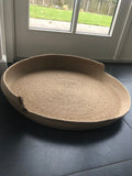 XL Dog Cat Bed (70 cm - 27.5 inches) Cat and Dog Bed; Cat Dog Basket; Pet basket; Environmental Friendly Handmade Jute Cat & Dog Bed