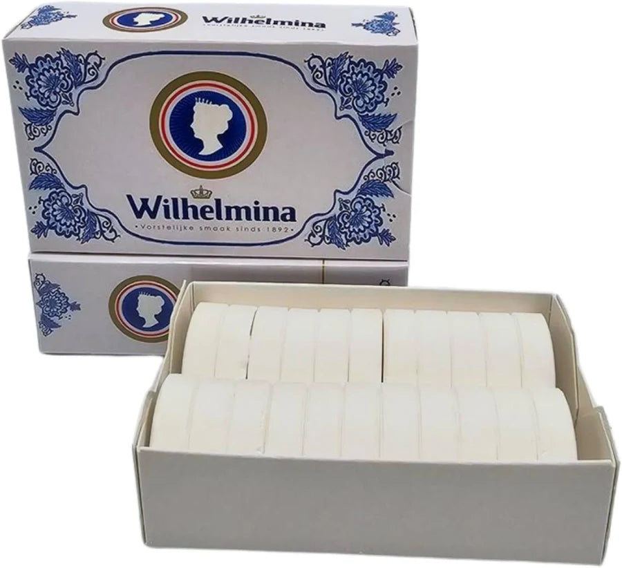 Wilhelmina Traditional Dutch Peppermunt in Delfts Blauw Box